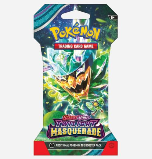 Pokémon Twilight Masquerade: Sleeved Booster Pack, Hobby en Vrije tijd, Verzamelkaartspellen | Pokémon, Nieuw, Booster, Ophalen of Verzenden