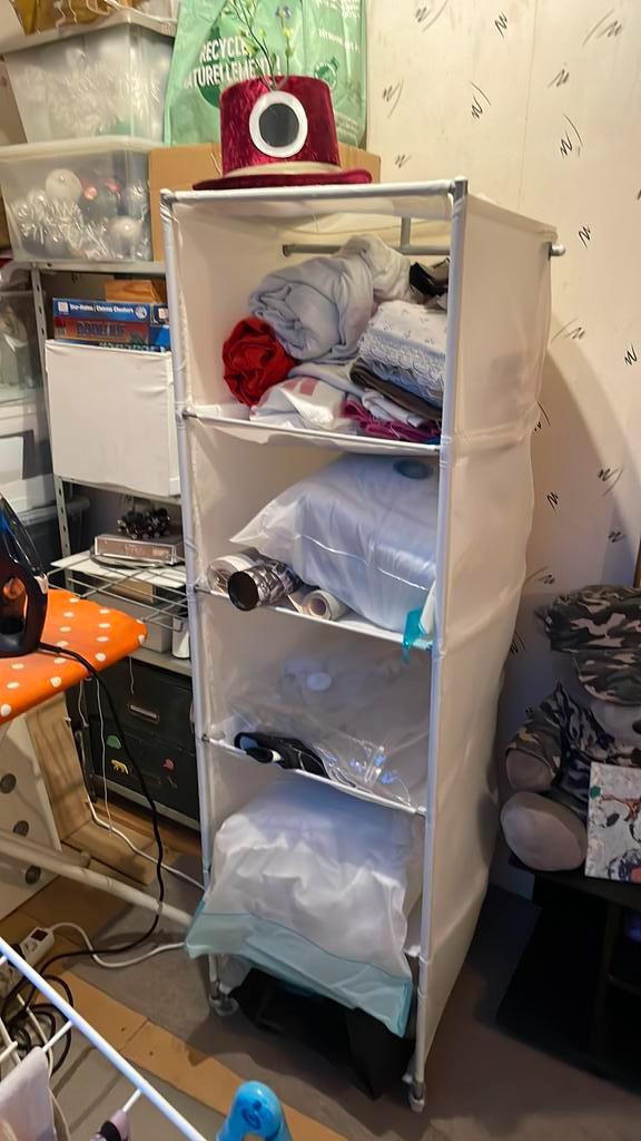 Stoffen kast, Huis en Inrichting, Kasten | Schoenenkasten, Zo goed als nieuw, Ophalen