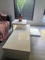 Hoogglans witte salontafel, Huis en Inrichting, Ophalen, Gebruikt