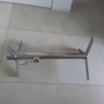 Tafelpoot,inox uit motorsailer, Watersport en Boten, Ophalen, Gebruikt, Kombuis en Sanitair, Zeilboot of Motorboot