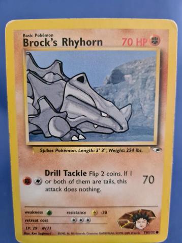 Brock's Rhyhorn 70/132 - Gym Heroes beschikbaar voor biedingen