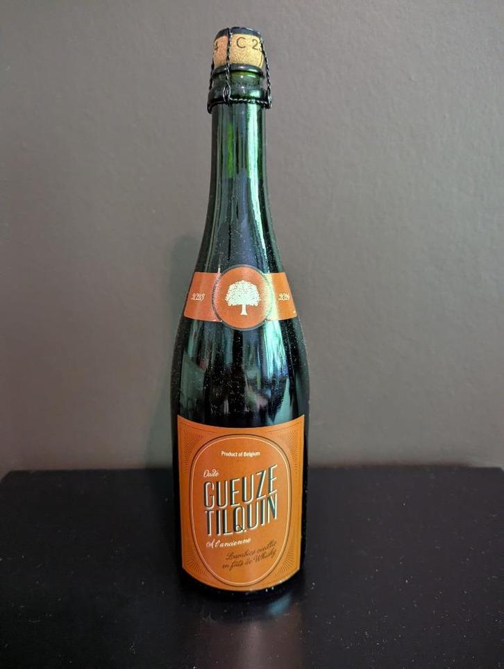 Oude Geuze/Gueuze tilquin whisky, Verzamelen, Biermerken, Nieuw, Flesje(s), Overige merken, Ophalen of Verzenden