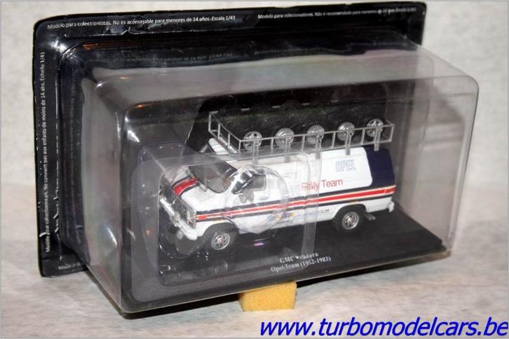 GMC Vandura Opel team 1982-83 1/43 Altaya rally assist, Hobby en Vrije tijd, Modelauto's | 1:43, Nieuw, Auto, Overige merken, Ophalen of Verzenden