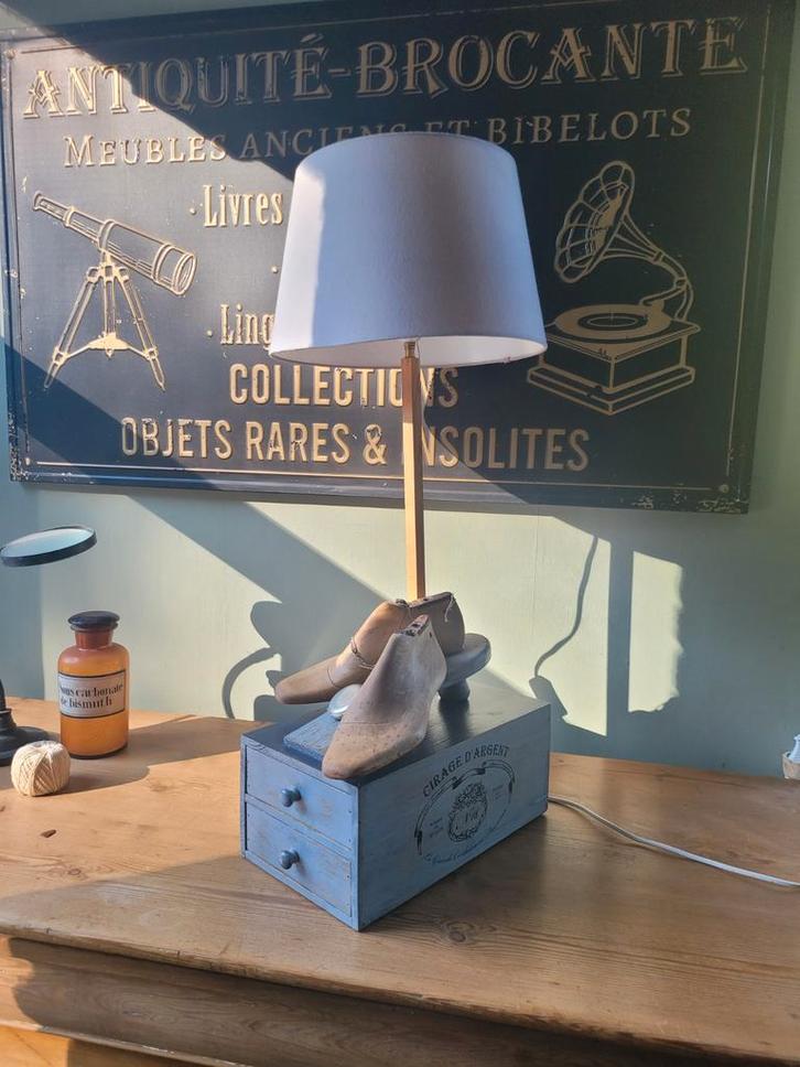 Super originele lamp, Huis en Inrichting, Lampen | Lampenkappen, Gebruikt, Ophalen