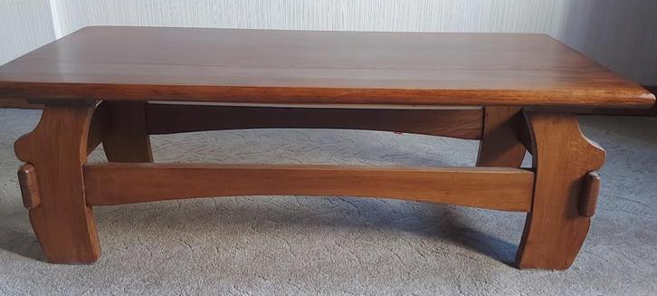 Tijdloze woonkamertafel, Huis en Inrichting, Tafels | Salontafels, Zo goed als nieuw, 50 tot 100 cm, 100 tot 150 cm, Rechthoekig