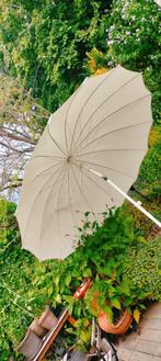 Parasol met voet, Ophalen, Zo goed als nieuw