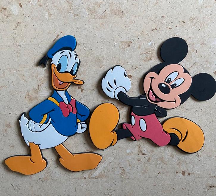 Disney Muurdecoratie Set Decofun– Mickey Mouse & Donald Duck, Verzamelen, Disney, Zo goed als nieuw, Donald Duck, Ophalen of Verzenden