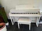 Piano digital Kawai CA-49 W + accessoires, Muziek en Instrumenten, Ophalen, Wit, Digitaal, Zo goed als nieuw