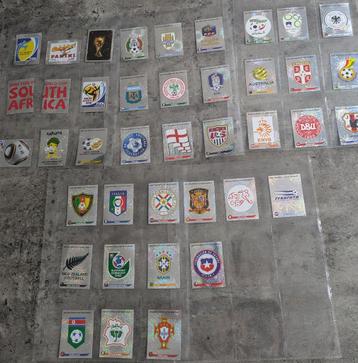 PANINI WORLD CUP  SOUTH AFRICA  2010 voetbal 40X beschikbaar voor biedingen
