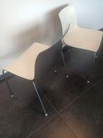 Arper catifa 53 wit/antraciet 2stuks, Ophalen, Zo goed als nieuw, Wit