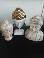 Boedhahoofden Lot 3 stuks  BEKIJK DE FOTO'S, Huis en Inrichting, Woonaccessoires | Boeddhabeelden, Ophalen, Zo goed als nieuw