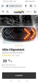 Clignotant pour vélo sans fil, Enlèvement ou Envoi, Sans fil, Neuf