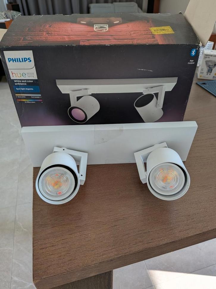 Philips Hue Argenta Spot Light, Huis en Inrichting, Lampen | Spots, Zo goed als nieuw, Ophalen of Verzenden