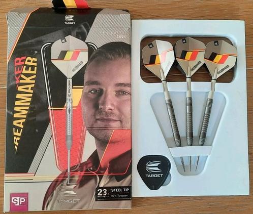 Steeltip Darts, Target Dimitri Van den Bergh SP Gen1, 23g, Sports & Fitness, Fléchettes, Utilisé, Fléchettes, Enlèvement ou Envoi