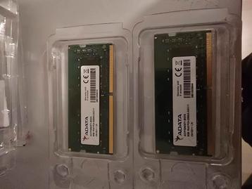 Nieuw: 2x8gb ddr4 sodimm 16gb totaal beschikbaar voor biedingen