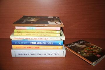 Collectie boeken RG35 kookboeken gerechten beschikbaar voor biedingen