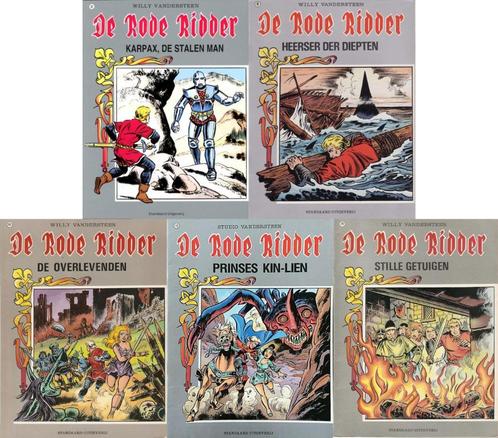 De Rode Ridder: 5 strips, Livres, BD, Utilisé, Plusieurs BD, Enlèvement