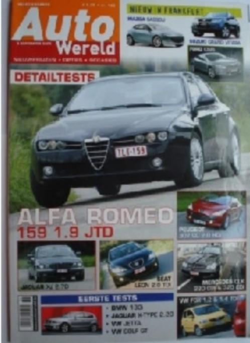AutoWereld 153 Jaguar XJ/Peugeot 307 CC/Alfa Romeo 159/Seat, Livres, Autos | Brochures & Magazines, Utilisé, Général, Envoi