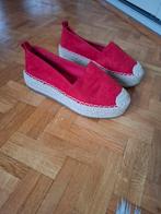 Rode espadrilles met hoge zool, Espadrilles, Nieuw, Ophalen of Verzenden, Rood