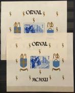 Blokken 11 en 12, 1941. MNH**. Abdij Orval. OBP: 50,00 euro., Timbres & Monnaies, Timbres | Europe | Belgique, Gomme originale
