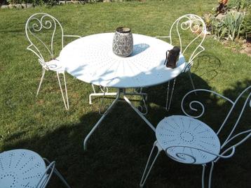 Table de jardin en fer forgé, Enlèvement, Comme neuf, Autres matériaux