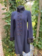 SCAPA donkerblauwe halflange mantel (military look) 38/40, Maat 38/40 (M), Scapa, Blauw, Ophalen of Verzenden