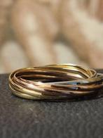 Trinity gouden ring met 7 banden, Handtassen en Accessoires, Ringen, Ophalen of Verzenden, Rood, Goud