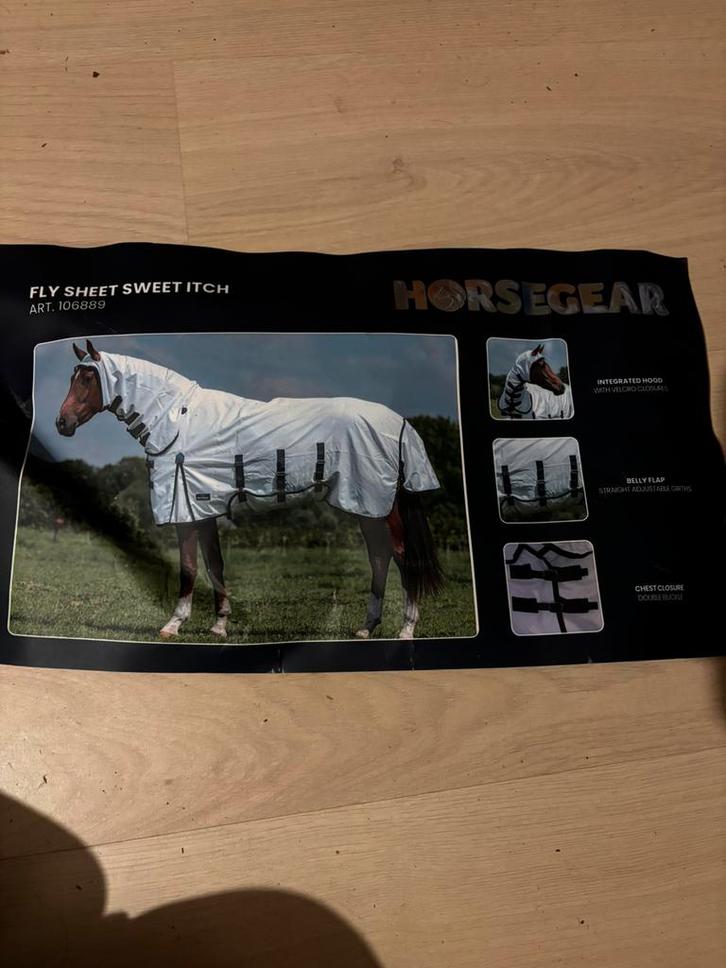 Eczeemdeken horsegear, Animaux & Accessoires, Chevaux & Poneys | Couvertures & Couvre-reins, Comme neuf, Couverture, Couverture