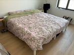 Dubbel bed 180cm breed wegens aankoop nieuwe, Ophalen, Zo goed als nieuw