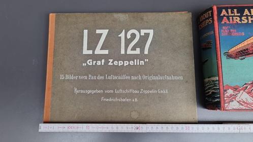 LZ 127 Graf zeppelin 15 bilder,1929, All about airships 1911, Verzamelen, Luchtvaart en Vliegtuigspotten, Gebruikt, Boek of Tijdschrift