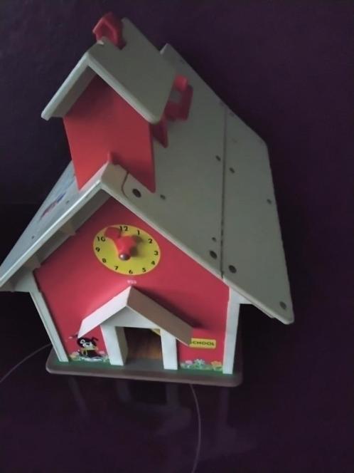 schooltje fisher price en mini-busje, Kinderen en Baby's, Speelgoed | Fisher-Price, Gebruikt, Ophalen