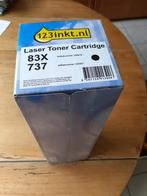 Laser toner cartridge 83X 737, Ophalen of Verzenden, Nieuw, Cartridge, 1 2 3 inkt