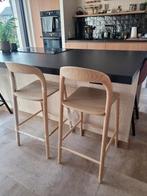 Mowelli 2 barstoelen type Nora, Ophalen, Met voetsteun, 60 tot 90 cm, Nieuw