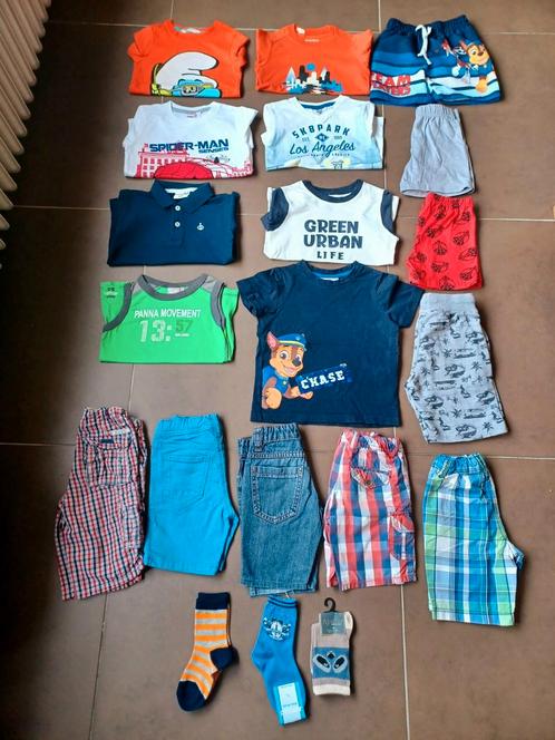 Pakket zomerkledij jongens maat 98 en 98-104, Kinderen en Baby's, Kinderkleding | Maat 98, Zo goed als nieuw, Ophalen