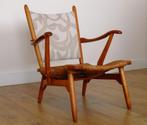 Superbe fauteuil paysan 1960 - restauration complète, Antiquités & Art, Enlèvement ou Envoi