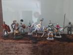 Lot 10 stuks oude ridder figuren soldaten Middeleeuwen, Ophalen of Verzenden