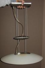 Hanglamp, Huis en Inrichting, Lampen | Hanglampen, Ophalen, 50 tot 75 cm, Zo goed als nieuw, Glas
