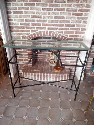hoog bijzettafel, Maison & Meubles, Tables | Tables d'appoint, Landelijk of hedendaags, Comme neuf, Enlèvement, Métal ou Aluminium