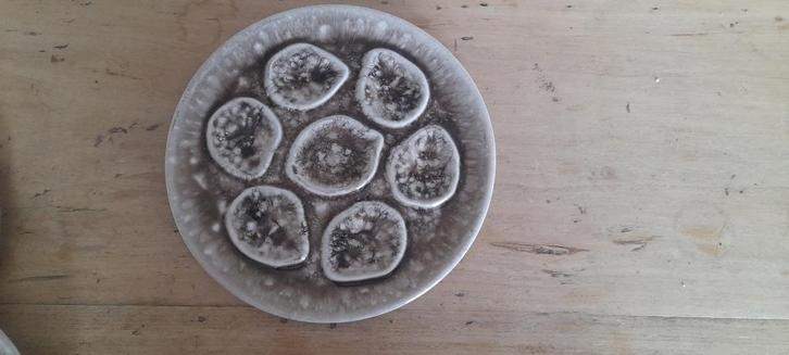 4 vintage oesterborden borden Écumé Niderviller, Antiek en Kunst, Antiek | Servies los, Ophalen