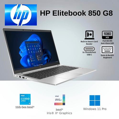 HP Elitebook 850 G8/i5-1135G7, Computers en Software, Windows Laptops, Zo goed als nieuw, 15 inch, SSD, 4 Ghz of meer, 16 GB, Azerty