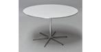 Table circulaire Arne Jacobsen modèle A825, Métal, Rond, Enlèvement, Utilisé