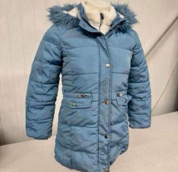 Meisjes kinderjas George blauw winter jas 7 8 9 10 11 jaar beschikbaar voor biedingen