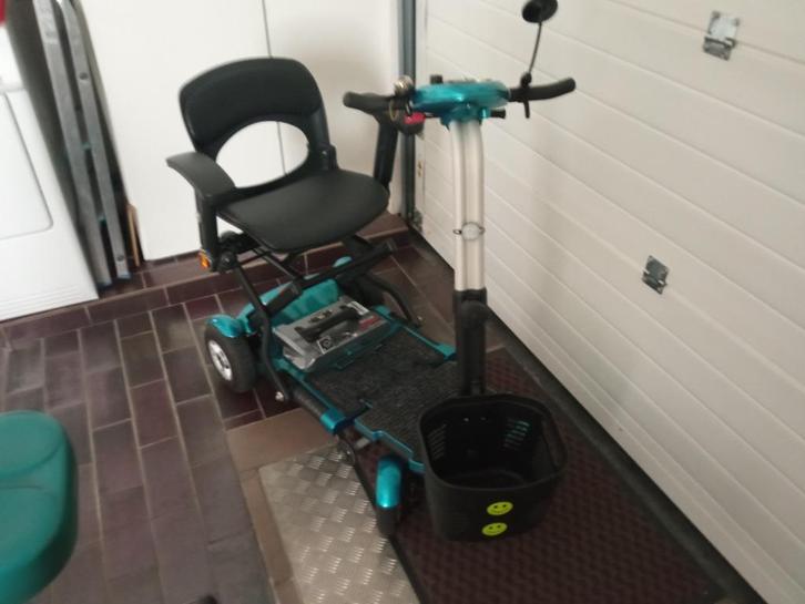 opvouwbare scootmobiel,  met luchtbanden - type Brio S19 F, Diversen, Brommobielen en Scootmobielen, Zo goed als nieuw, 16 t/m 25 km