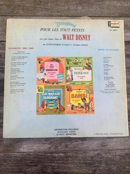 Livre-disque vinyle 33 tours BO du film La Belle et le Clochard