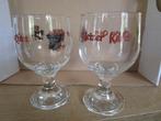2 bierglazen Keizer Karel, Verzamelen, Ophalen of Verzenden, Zo goed als nieuw, Glas of Glazen