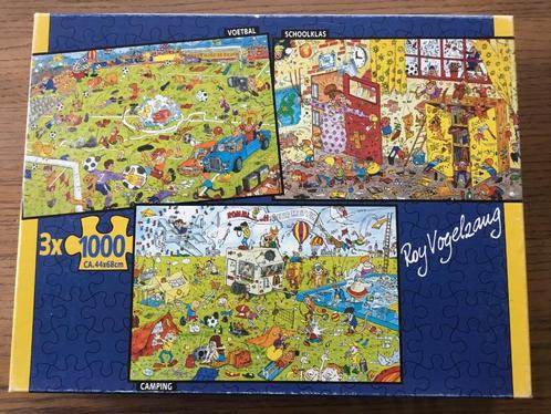 Puzzel 3 x 1000 stukjes Roy Vogelzang, Hobby & Loisirs créatifs, Sport cérébral & Puzzles, Neuf, Puzzle, 500 à 1500 pièces, Enlèvement ou Envoi