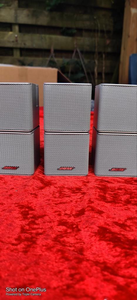 Bose jewel luidsprekers 3x zilvergrijs, Audio, Tv en Foto, Luidsprekerboxen, Zo goed als nieuw, Bose, Ophalen of Verzenden