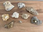 Setje Calciet - Landelies, België, Verzamelen, Mineralen en Fossielen, Ophalen of Verzenden, Mineraal