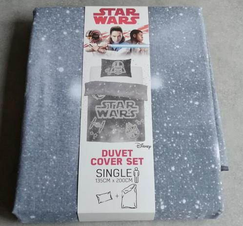 dekbedovertrek en kussensloop star wars 1 persoonsbed, Huis en Inrichting, Slaapkamer | Beddengoed, Nieuw, Dekbedovertrek, Eenpersoons