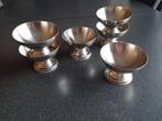 Inox kommetjes met voet, Overige materialen, Ophalen of Verzenden, Effen, Schaal of Schalen